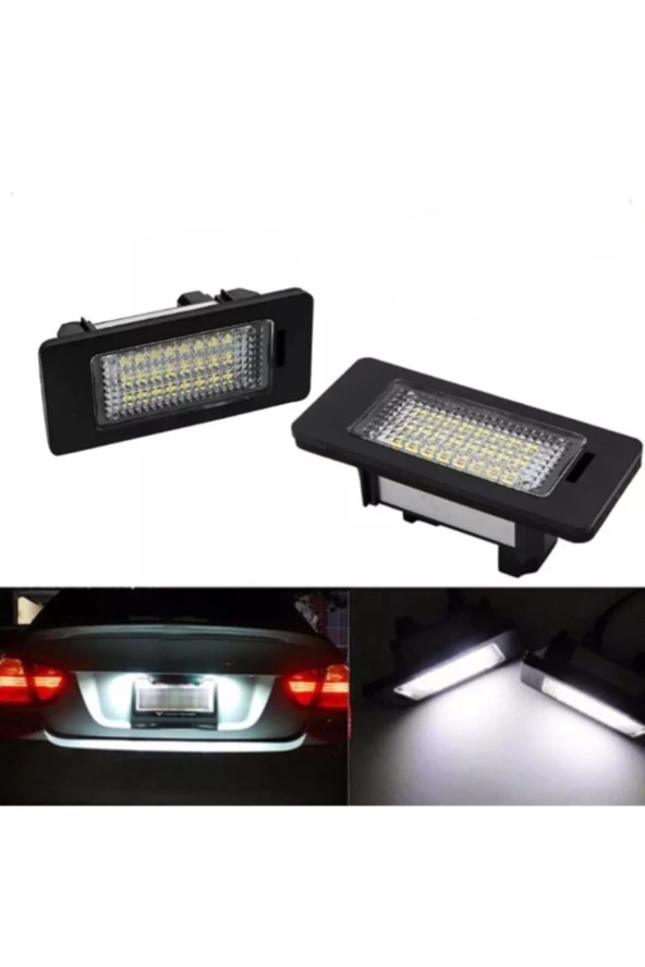 YıldızTuning Bmw X6 E71 E72 Uyumlu  Beyaz Led Plaka Aydınlarma Lambası