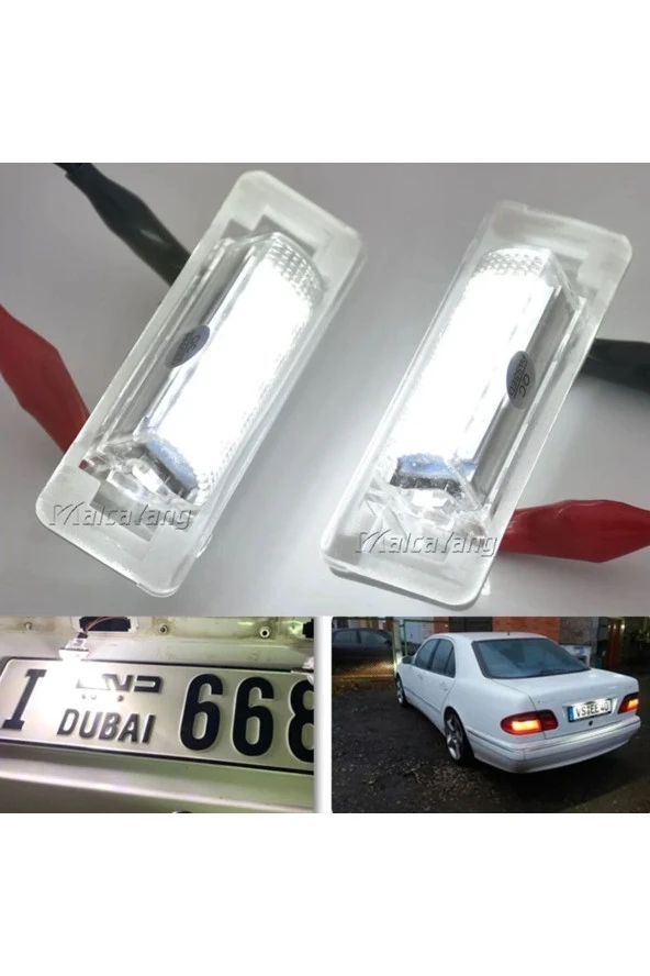 YıldızTuning Mercedes W210 Led Plaka Lambası Beyaz Aydınlatma