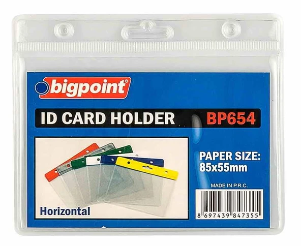 BIGPOINT KART POSETI 85x55 YATAY 10 LU BEYAZ(654) ürün görseli