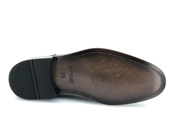 Aronay  822 Jurdan Kösele Kundura Erkek Klasik Ayakkabı - Resim 6