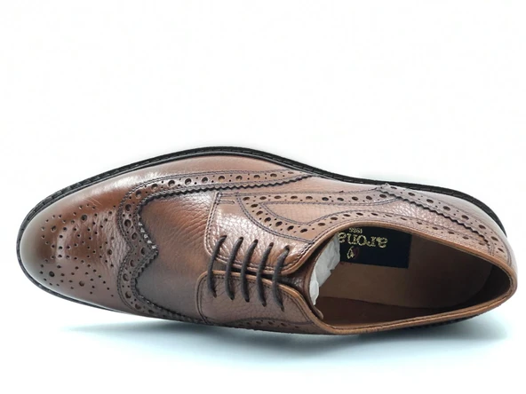 Aronay  822 Jurdan Kösele Kundura Erkek Klasik Ayakkabı - Resim 9