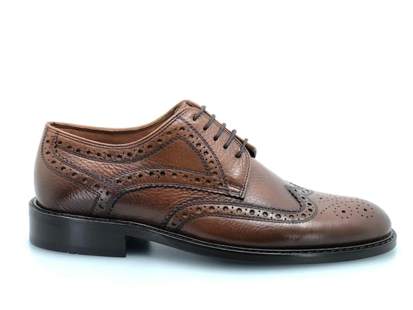 Aronay  822 Jurdan Kösele Kundura Erkek Klasik Ayakkabı - Resim 7