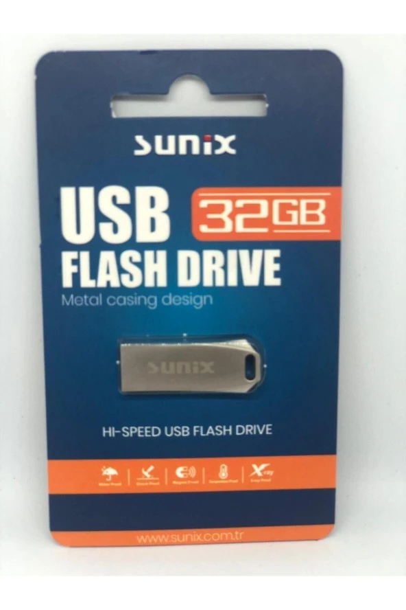 Sunıx 32gb Usb Metal Flash Bellek