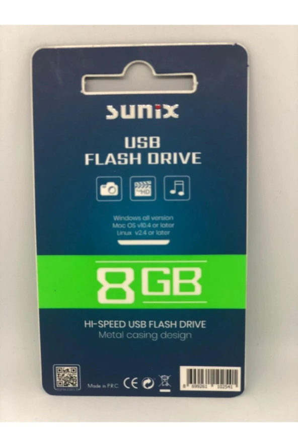 Sunıx 8gb Usb Metal Flash Bellek - 2