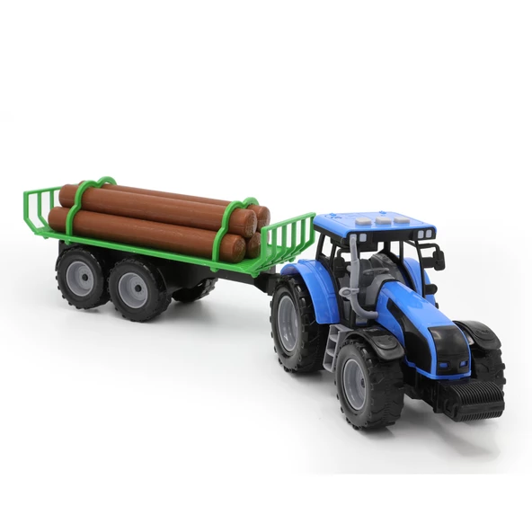 Aya Toys Pilli Odunlu Traktör 40319