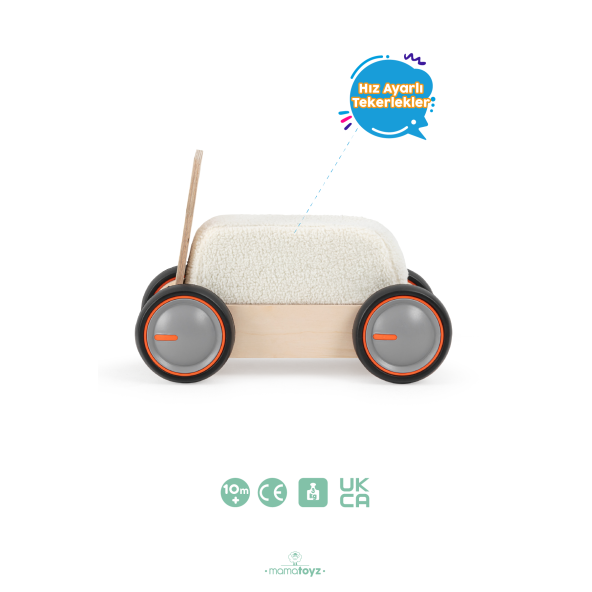 Driveme Soft Ayı Figürlü Yürüteç - Bin Sür - Oyuncak Deposu - 3