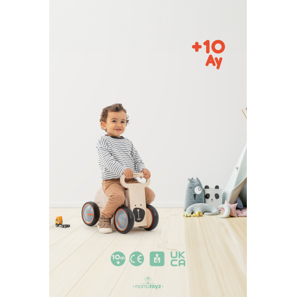 Driveme Soft Ayı Figürlü Yürüteç - Bin Sür - Oyuncak Deposu - 4