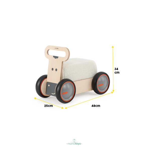 Driveme Soft İnek Figürlü Yürüteç - Bin Sür - Oyuncak Deposu - 2