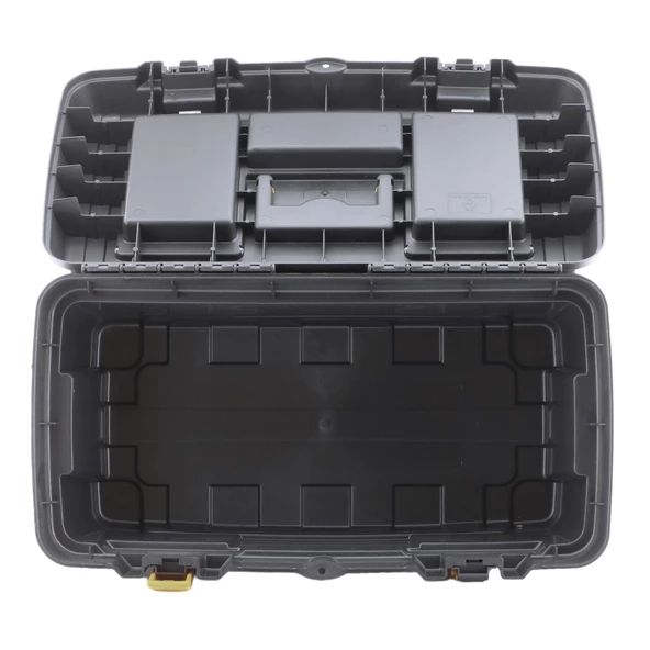 Plastik Açma Kapatmalı 22'' Inç Organizer Bölmeli Taşınabilir Kulplu Takım Çantası Alet Çanta 57 Cm - Resim 4