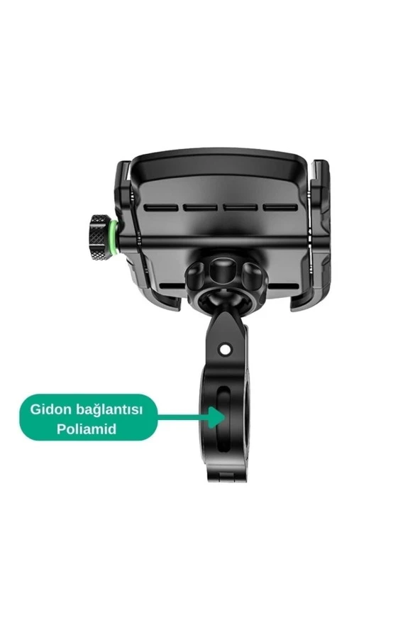 Nukrotech MRT CITY Poliamid Destekli Motosiklet Telefon Tutucu - 6
