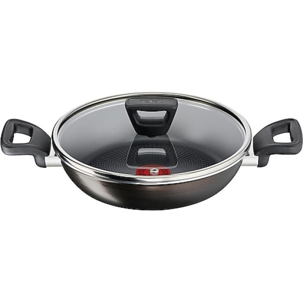 Tefal Titanyum 2X XL Difüzyon Tabanlı 24 cm Kapaklı Sahan