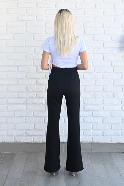 Kadın İspanyol Paça Toparlayıcı Pantolon 6213-23 - 8