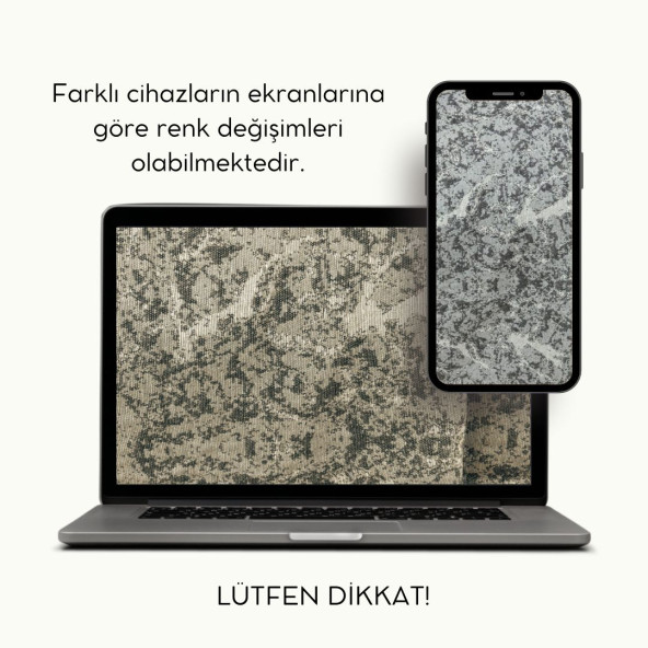 Pamuklu Yeni Nesil Koltuk - Çekyat Örtüsü 170x220 Mermer Desen Açık Kahve Koltuk Şalı - 3