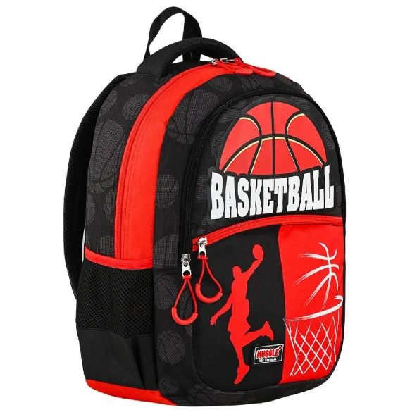 Muggle 3 Bölmeli Basketball Okul Sırt Çantası MU-9164 - 3