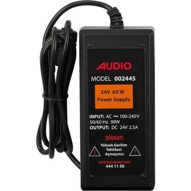 AUDİO 24 VOLT 2.5 AMPER ADAPTÖR