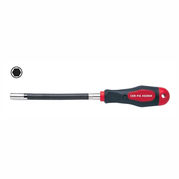 Cer-pa Prosoft Bükülebilir Lokma Uçlu Tornavida 150x6mm