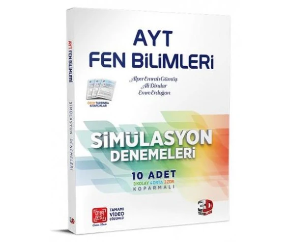 Yks Ayt Fen Bilimleri Simülasyon Deneme ürün görseli 1