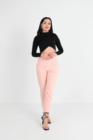 Kadın Bel Lastikli Pantolon 6230-24 - 2