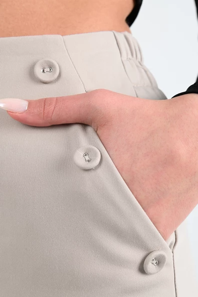 Kadın Bel Lastikli Pantolon 6230-24 - 9