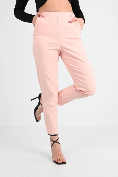 Kadın Bel Lastikli Pantolon 6230-24 - 3