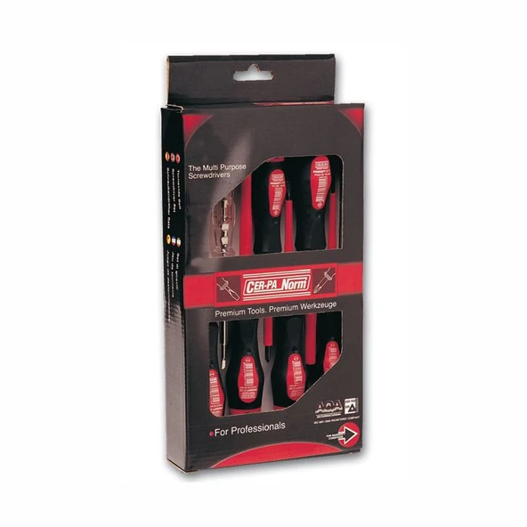 Cer-pa Prosoft İzoleli Tornavida Seti Takımı 5 Parça ürün görseli
