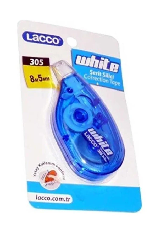 Şerit Daksil 5mmx8 Metre 1 Adet Şerit Düzeltici Lacco Şerit Silici Büro Ofis Okul - 2