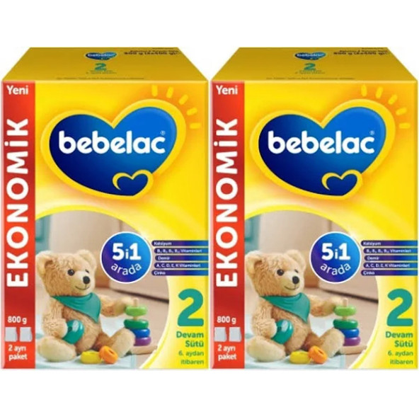 BEBELAC 2 NO 800 GR X 2 ADET