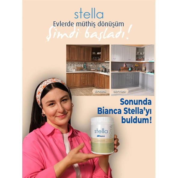 Bianca Stella Yeni Nesil Dönüşüm Boyası Beyaz 1 Lt - 4