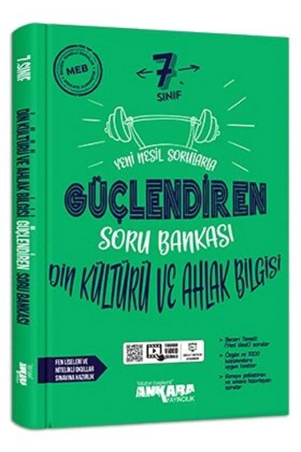7. Sınıf Din Kültürü Ve Ahlak Bilgisi Soru Bankası Güçlendiren(iadesiz)