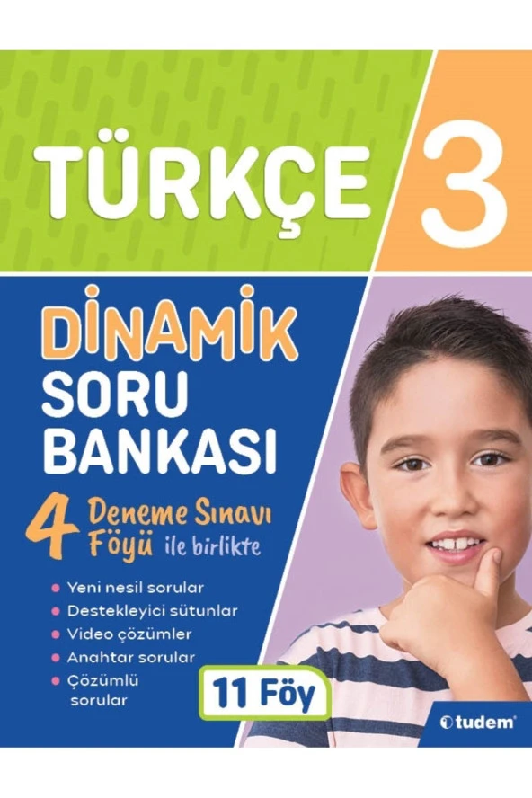 3. Sınıf Türkçe Soru Bankası Dinamik 11 Föy ürün görseli 1