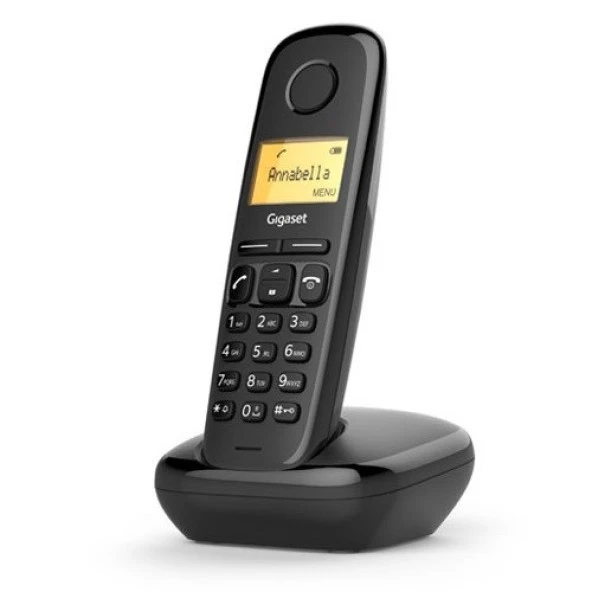 GIGASET A170 Kablosuz LCD Ekranlı Telefon Siyah - Resim 3
