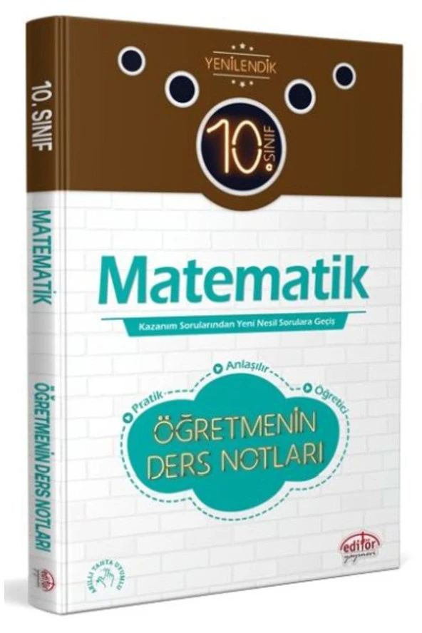 10. Sınıf Matematik Öğretmenin Ders Notları Yenilendik