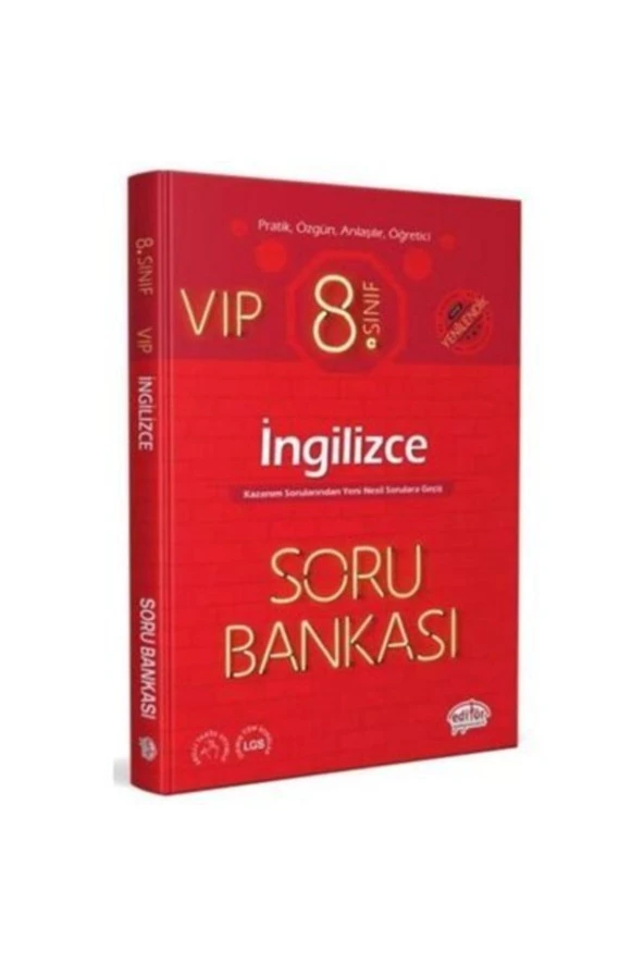 8. Sınıf İngilizce Soru Bankası Vip Yenilendik