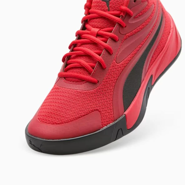 Puma Court Pro Kırmızı Genç Basketbol Ayakkabısı - 310829 02 - 4