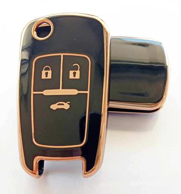 Opel Astra J Insignia Uyumlu Nano Anahtar Kılıfı Kumanda Kılıfı Oto Anahtarlık Siyah ürün görseli