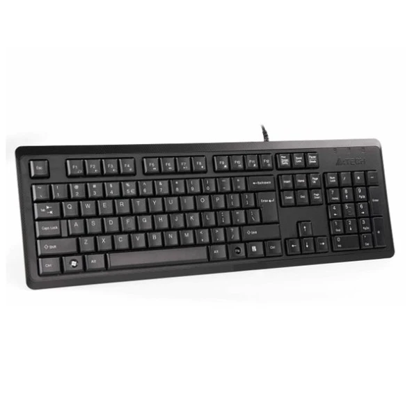 A4 TECH KR-92 USB Q Trk Siyah Multimedya Klavye Suya Dayanıklı - 3