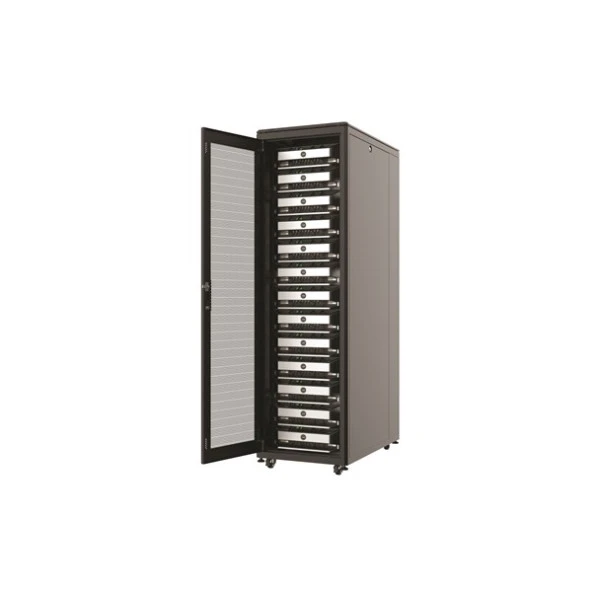 AGER 36U 800x800mm Dikili Tip Siyah Kabinet Vega AG-VB36U8080S1 Cam Kapak - 3