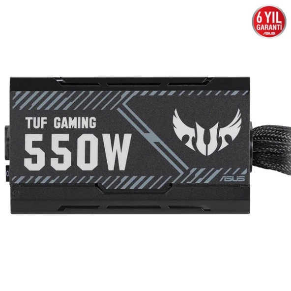 ASUS 550W 80+ BRONZE TUF GAMING 550B 13.5cm Fanlı Power Supply - Resim 4