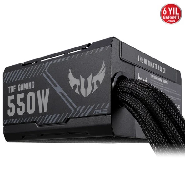 ASUS 550W 80+ BRONZE TUF GAMING 550B 13.5cm Fanlı Power Supply - Resim 8