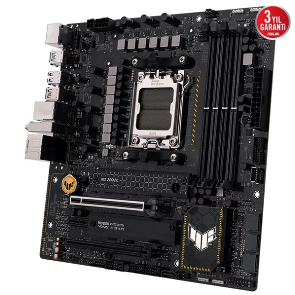 ASUS TUF GAMING B650M-PLUS WIFI DDR5 HDMI DP PCIe 16X v4.0 AM5 mATX - 6