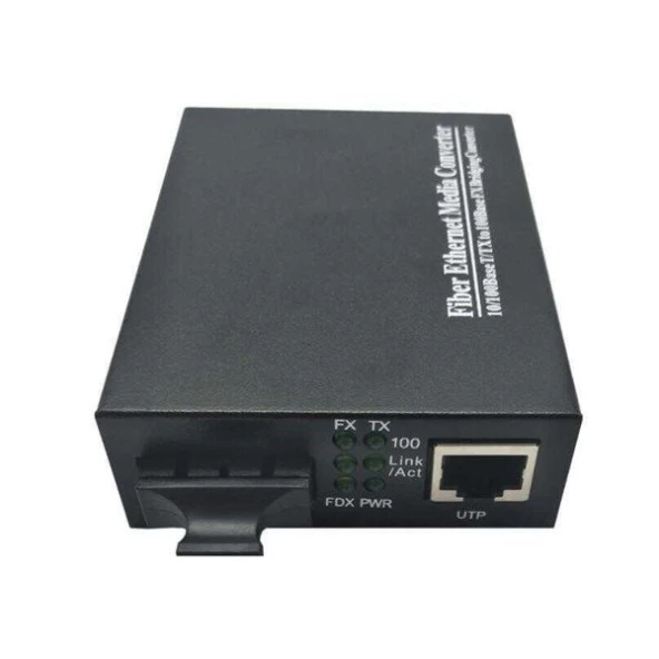 BIFO 09MC-1000SCSMDXA SM Fiber Converter Ethernet Medya Dönüştürücü - 1