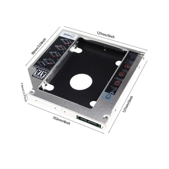 CODEGEN CDG-HDC-095 Sata Notebook Harddisk Yuvası 9.5mm - 2