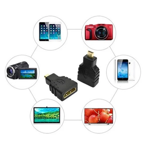 CODEGEN CDG-CNV30 mHDMI-HDMI Görüntü Adaptörü Siyah - 2