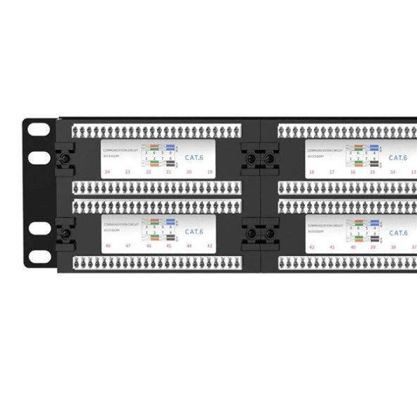 CODEGEN 2U 48port Cat6 Utp Patch Panel COD648 - 5