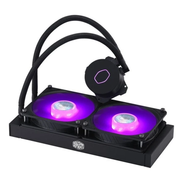 COOLERMASTER 240mm ML240L v2 MLW-D24M-A18PC-R2 RGB Sıvı Soğutmalı AM5-1700p İşlemci Fanı - 3