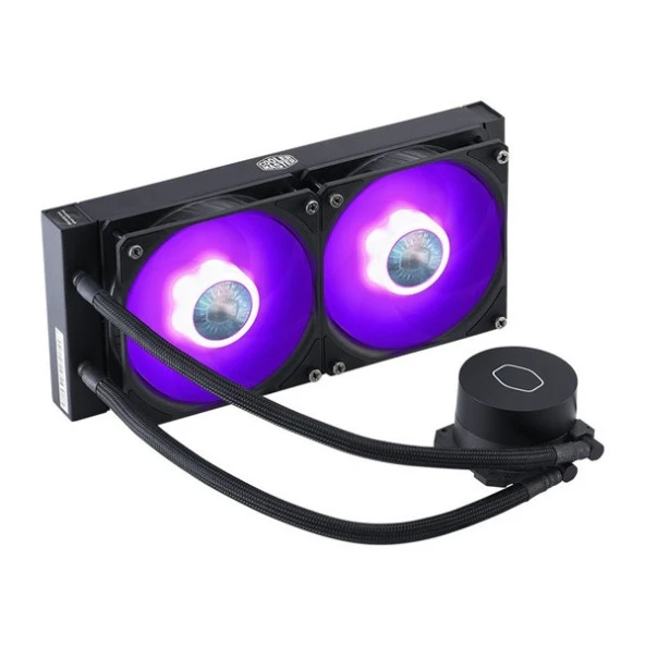 COOLERMASTER 240mm ML240L v2 MLW-D24M-A18PC-R2 RGB Sıvı Soğutmalı AM5-1700p İşlemci Fanı - 6