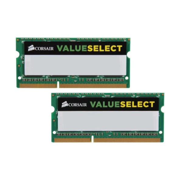 CORSAIR 16GB (2X 8GB) DDR3 1600MHZ NOTEBOOK RAM VALUE CMSO16GX3M2C1600C11 1.35v
