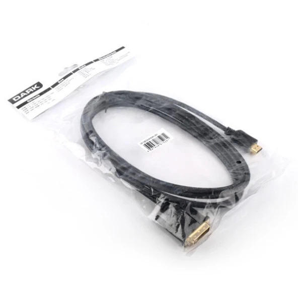 DARK DK-CB-DVIXHDMIL180 1.8metre HDMI-DVI (24+1) Görüntü Kablosu 1.4v - 2