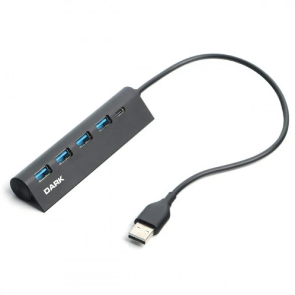 DARK DK-AC-USB346 4port USB 3.0 Siyah USB Çoklayıcı Hub