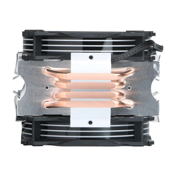 DARK FREEZER X129 DKCCX129 RGB Hava Soğutmalı AM5-1700p Dual Fan İşlemci Fanı - Resim 6